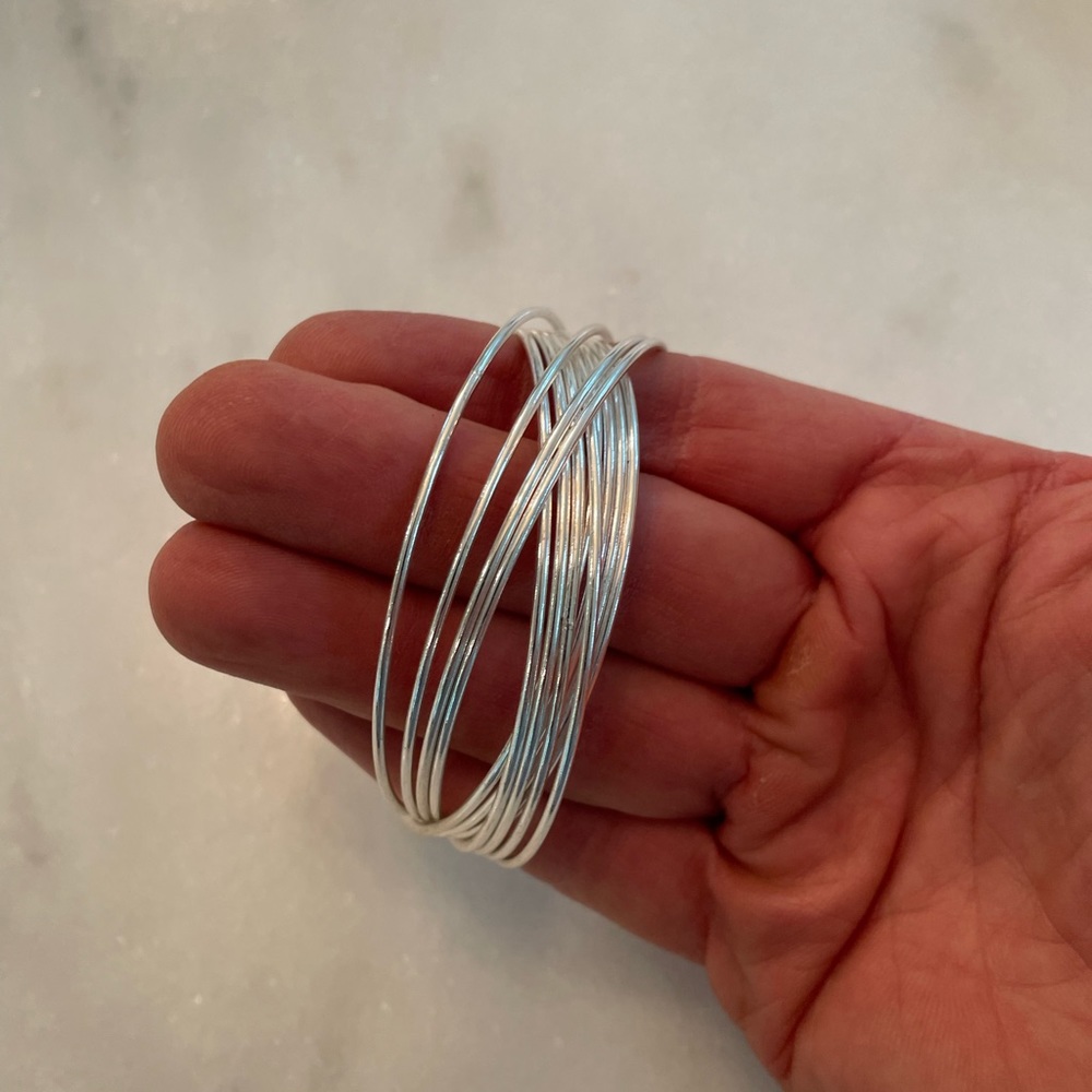 Silver bangles - Picture 3 of 4